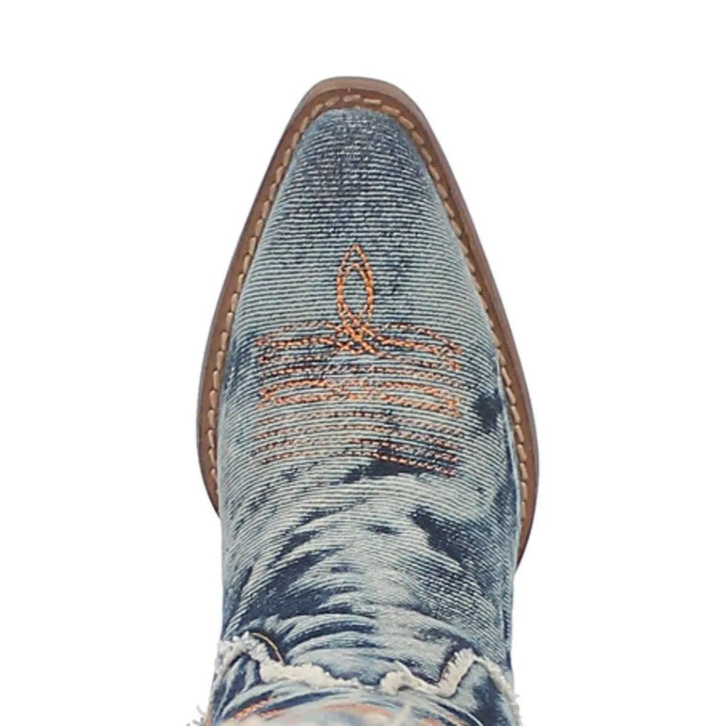 Dingo Texas Tornado-Womens Denim Cowgirl Boot