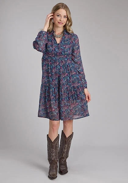 Roper 2136 Gem Floral (Multi) - Women's Dress