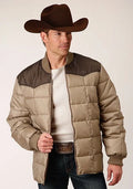 Roper 1473 Poly Filled (Brown/Khaki) - Men's Jacket