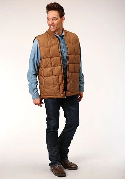 Roper 1473 Poly Filled (Saddle) - Men's Vest