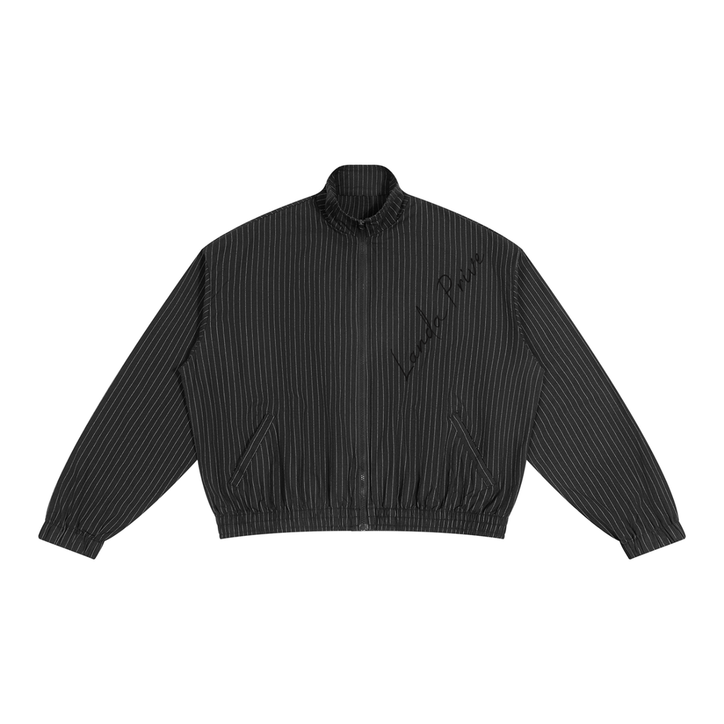 Landa Prive Striped Full-Zip Track Jacket