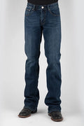 Tin Haul 1661 Jagger Stretch Fit (Dark Wash) - Men's Bootcut Jeans