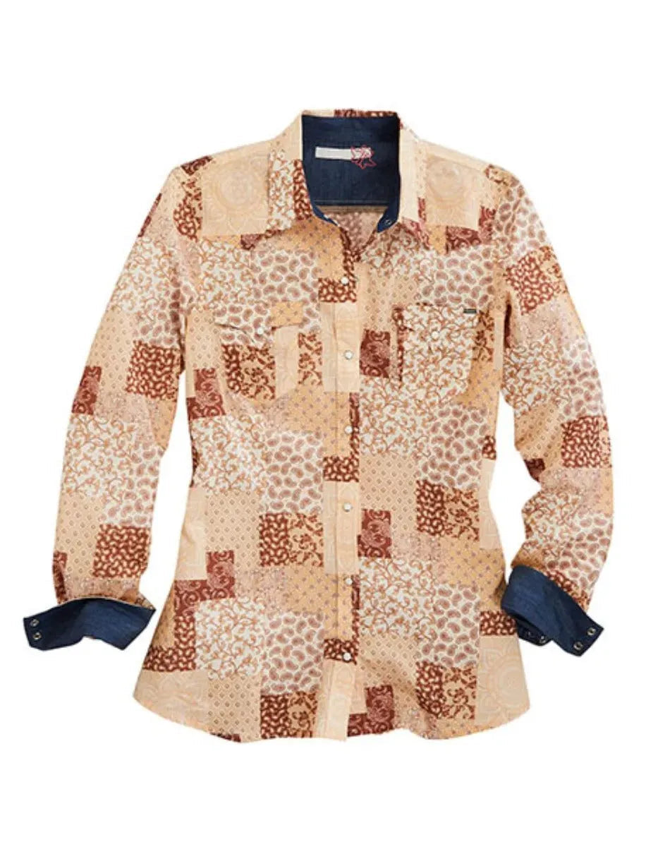 Tin Haul Sunrise Symphony (Brown) - Women's Western Shirt (Closeout)