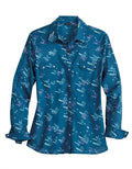 Tin Haul 2186 Cactus Shadows (Blue) - Women's Western Shirt