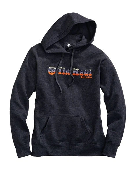 Tin Haul Lined Logo (Black) - Women's Hoodie Sweatshirt