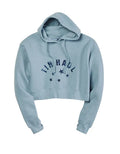 Tin Haul Cropped Stars (Blue) - Women's Hoodie Sweatshirt