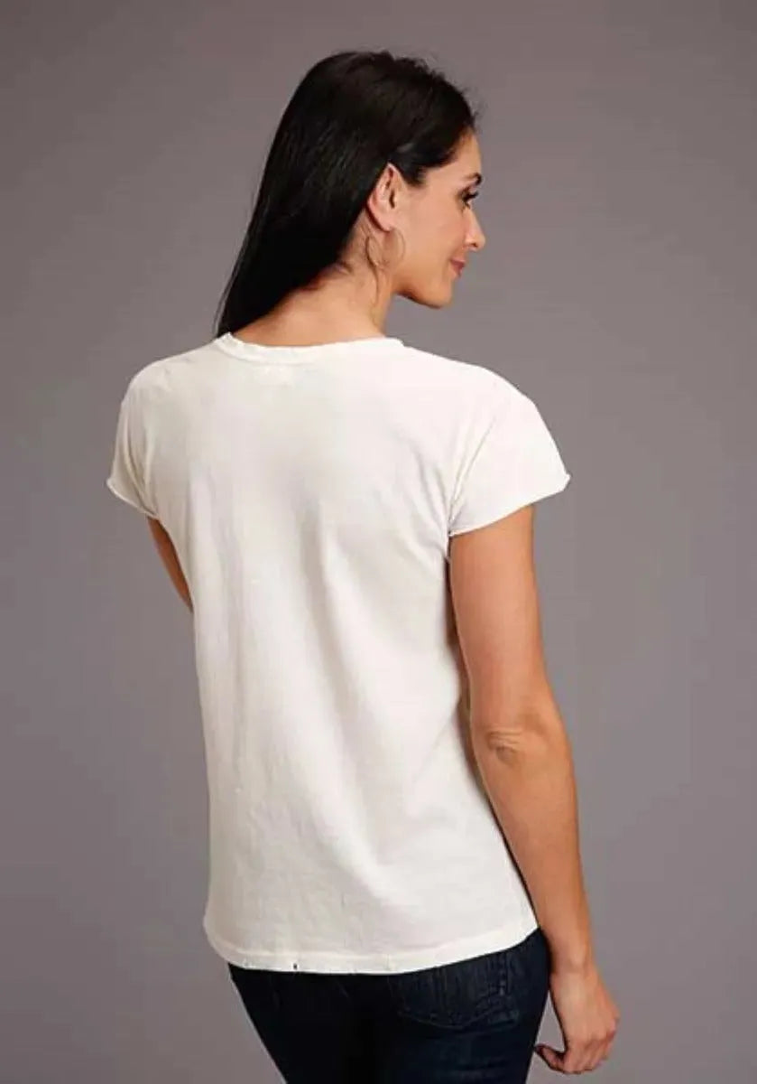 Stetson Round Up (White) - Women's Short Sleeve T-Shirt