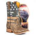 Tin Haul Freedom/Dog Tags - Men's Leather Cowboy Boot