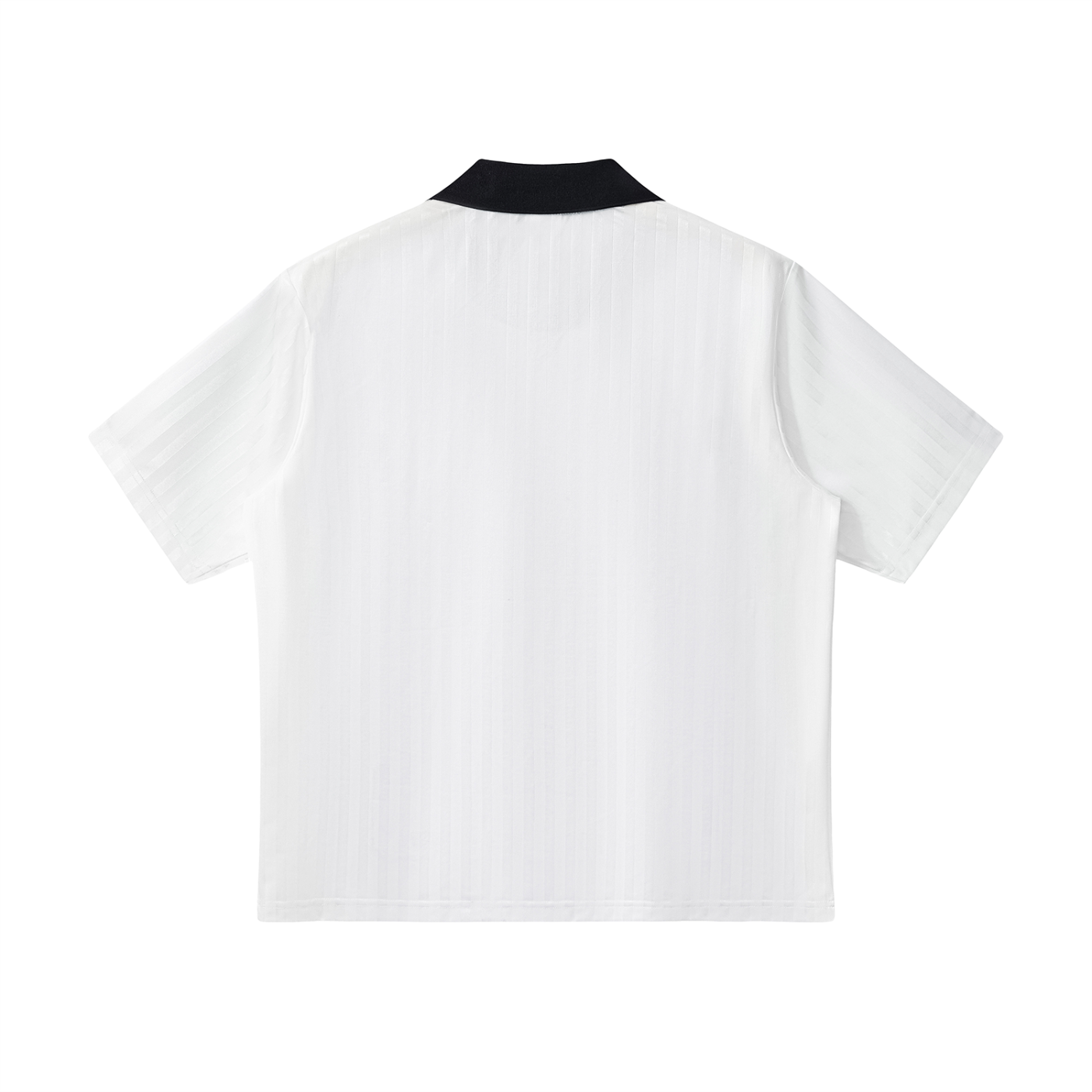 Landa Prive Contrast Collar Striped Soccer Jersey