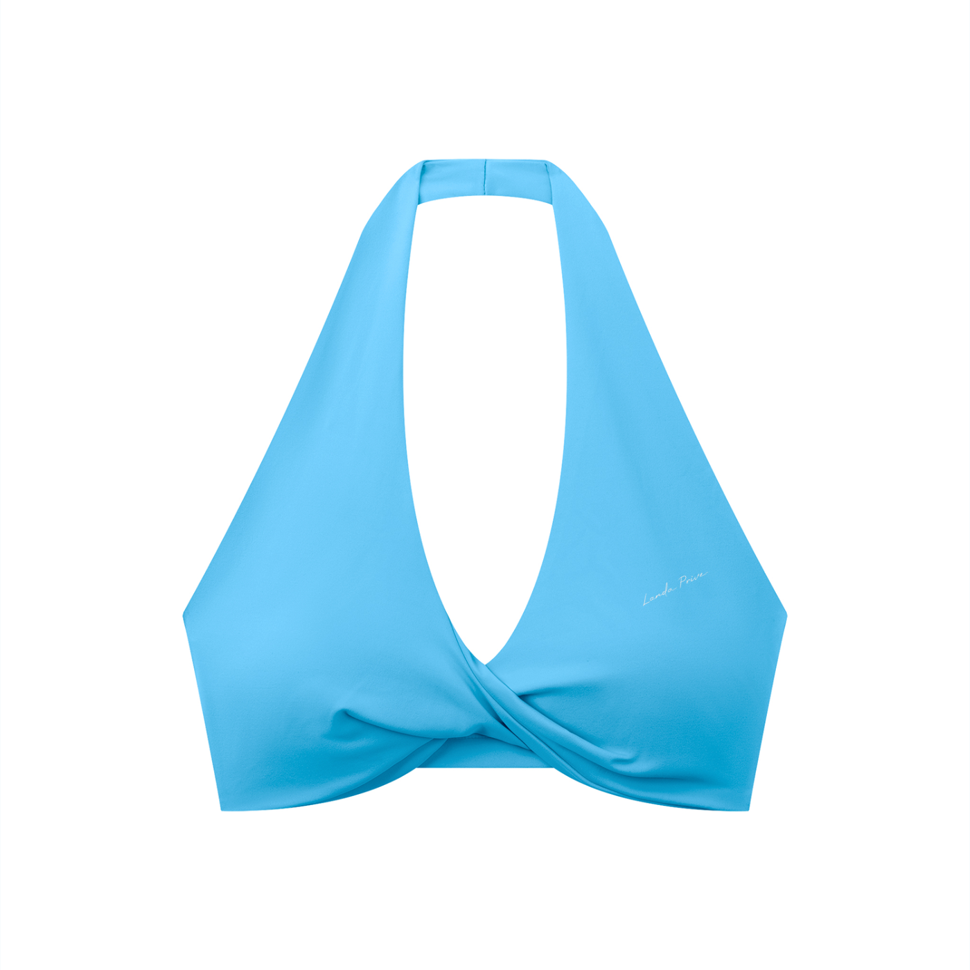 Landa Prive Women's Pleated Halter Sports Bra