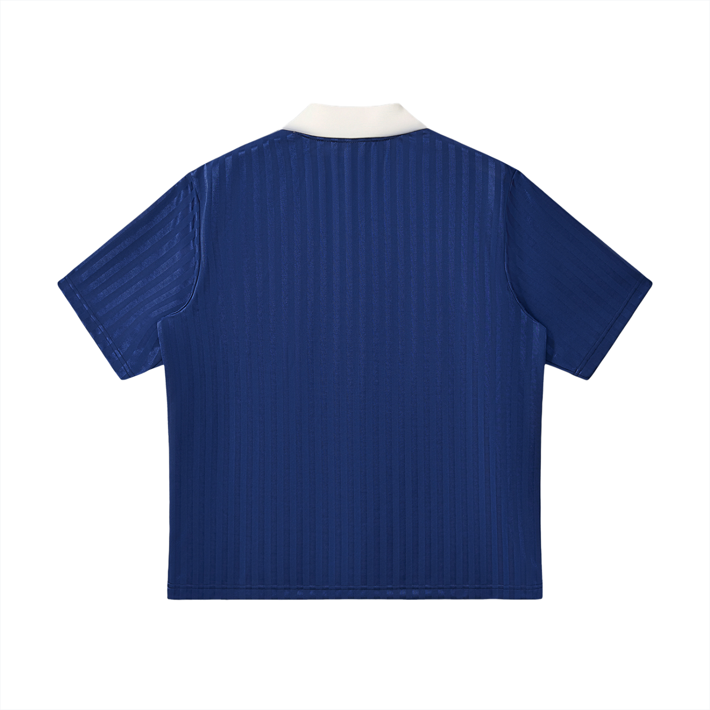 Landa Prive Contrast Collar Striped Soccer Jersey