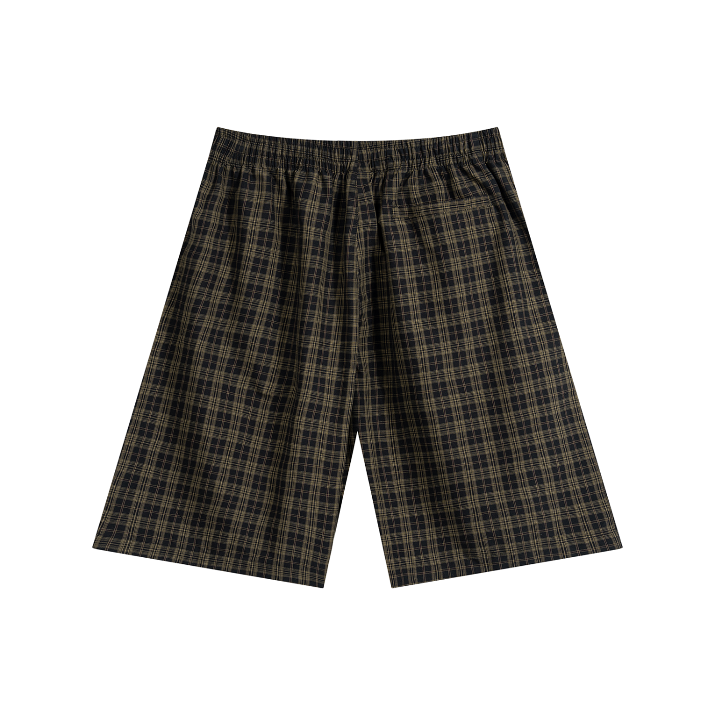 Landa Prive Unisex Plaid Wide Leg Shorts