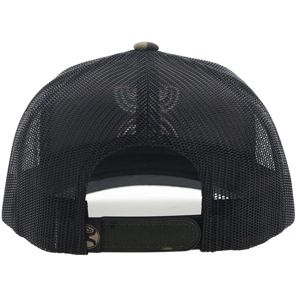 HOOey Texican Camo ( Black/Brown/Green ) - Trucker Cap