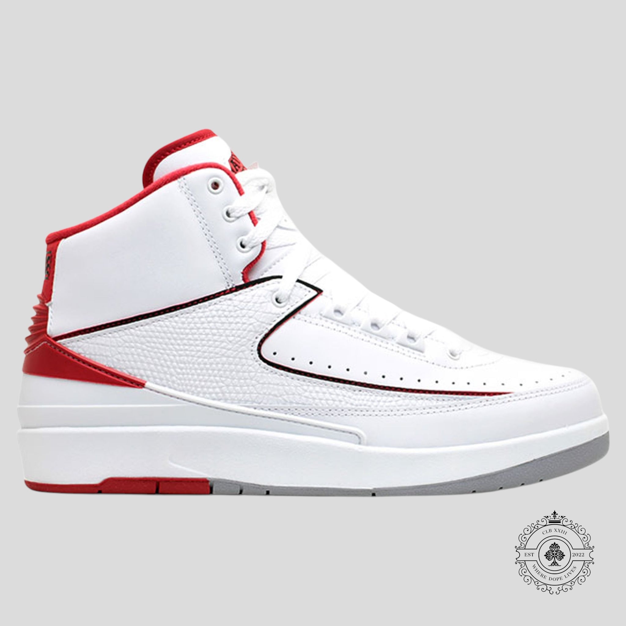 Air Jordan 2 Retro White Red (2014)