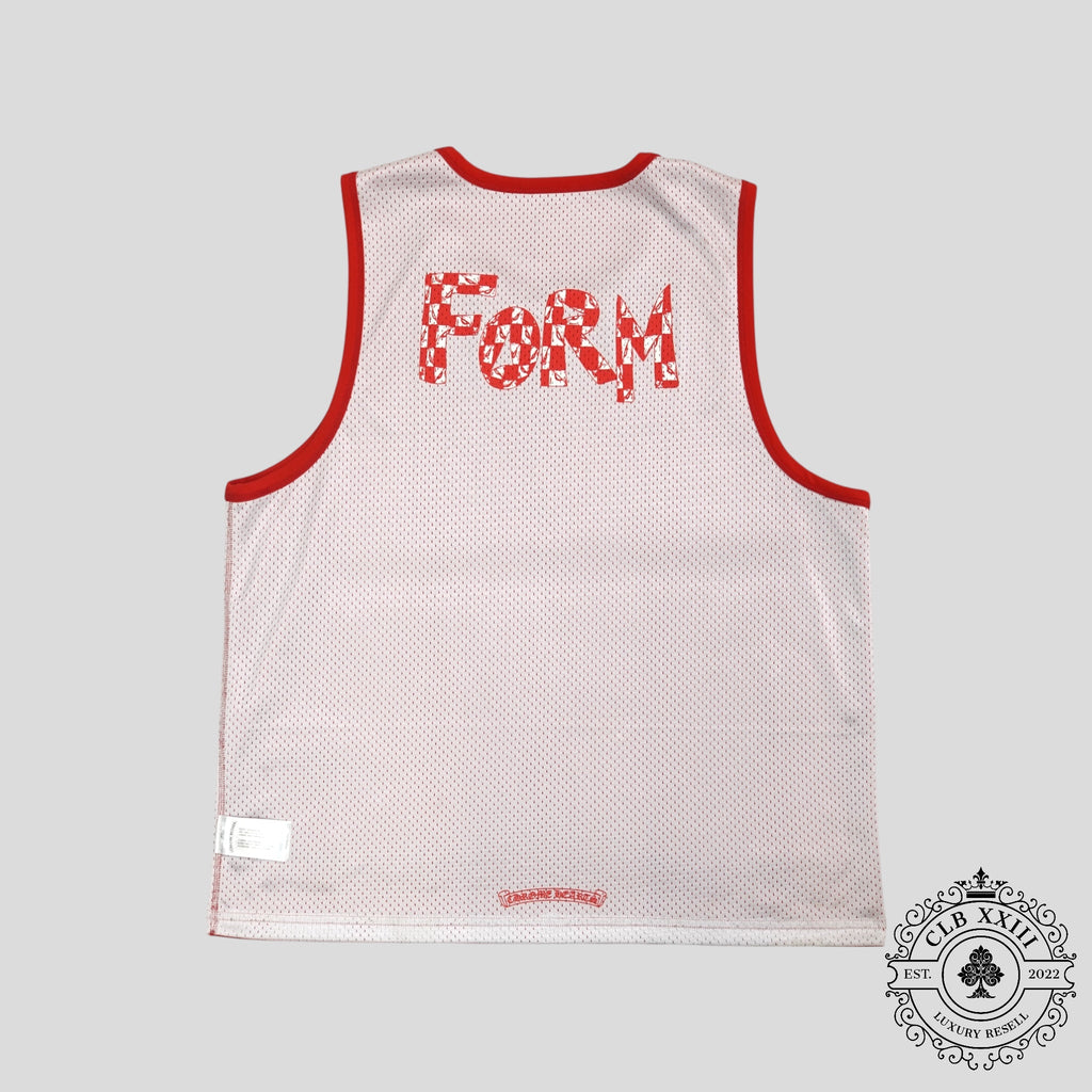 Chrome Hearts Reversible Mesh Team 99 Jersey in Red