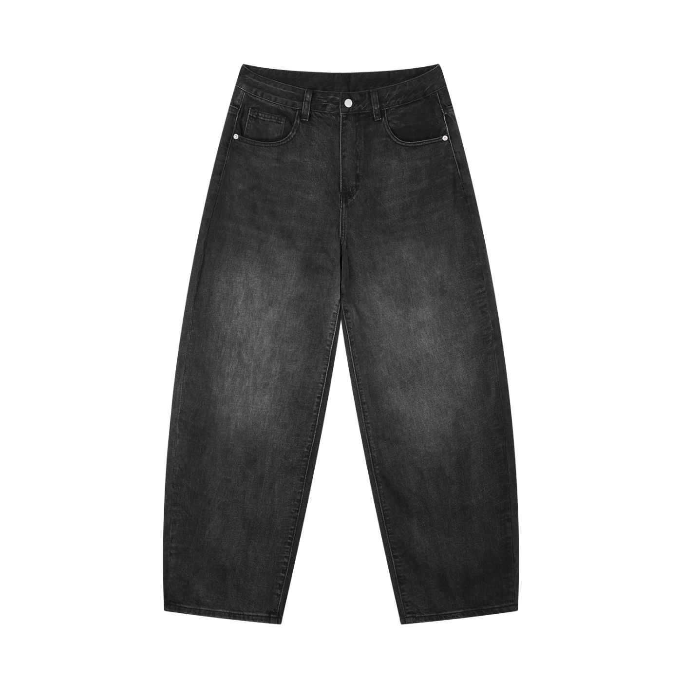 Landa Prive Men's Sunfade Vintage Wash Barrel Leg Jeans