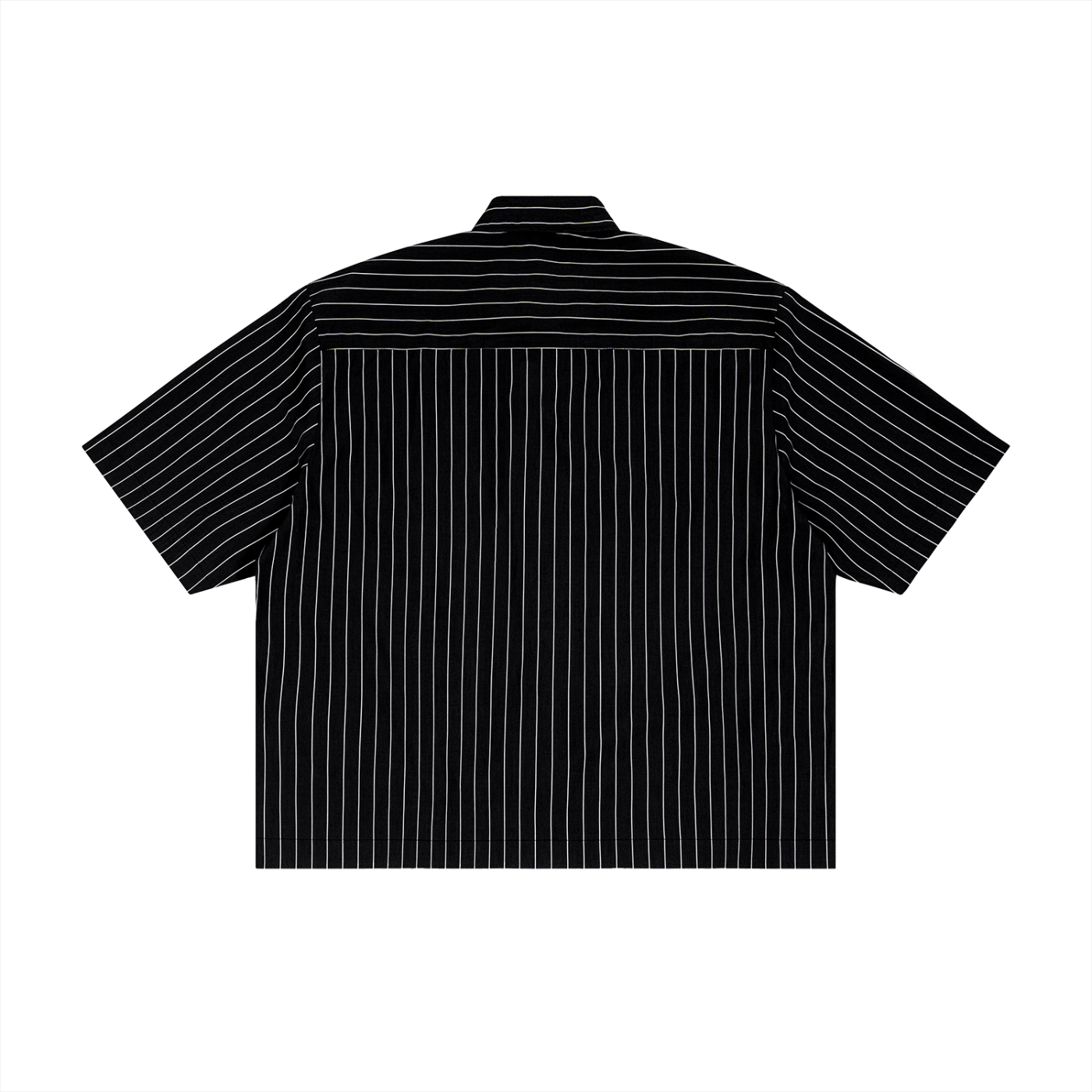 Landa Prive Unisex Striped Boxy Button-Up Shirt