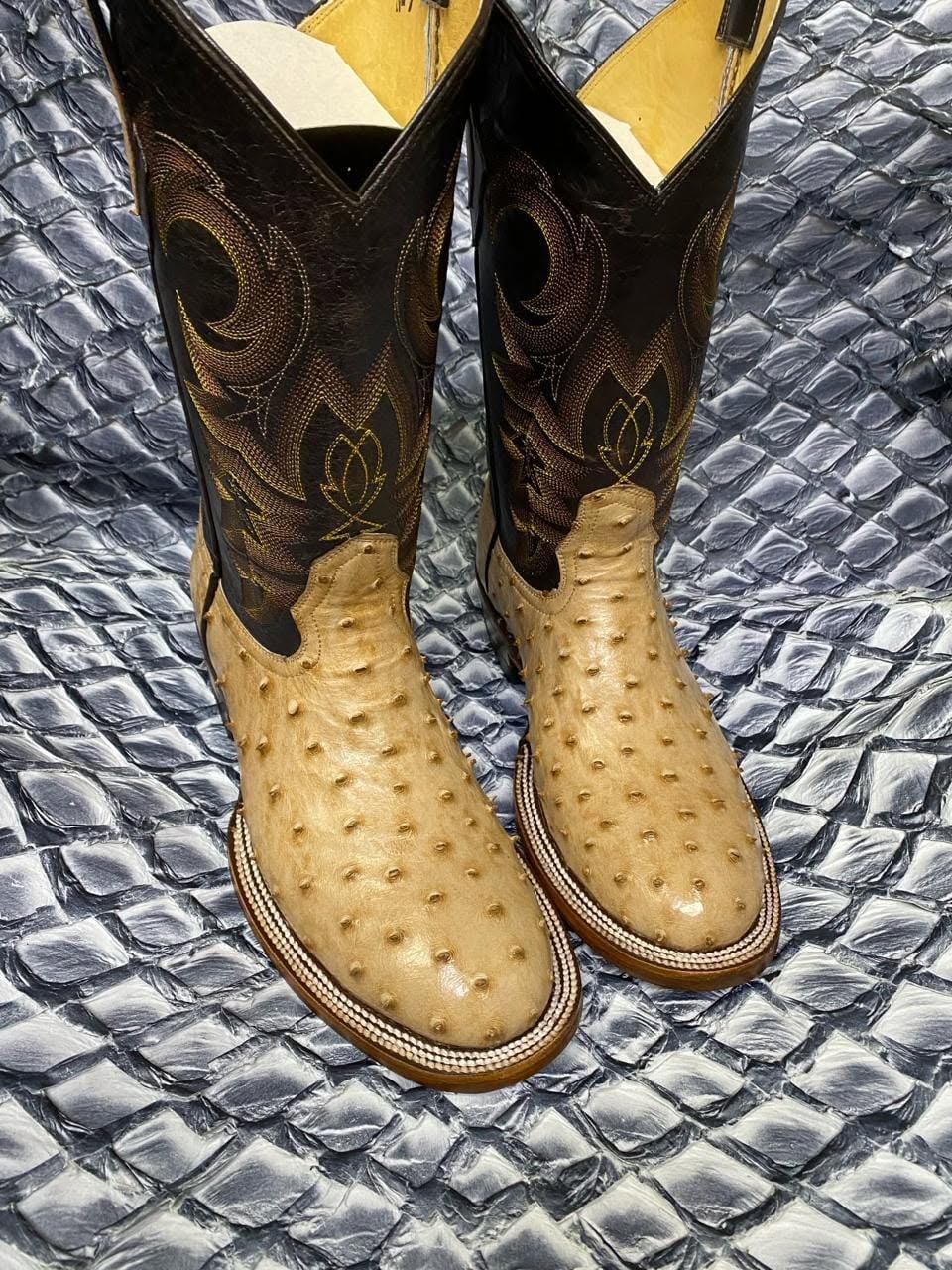 Custom Ostrich Cowboy Boots | 3–4 Week Timeline