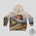 Gucci X The North Face Trail Print Hoodie in Multicolor