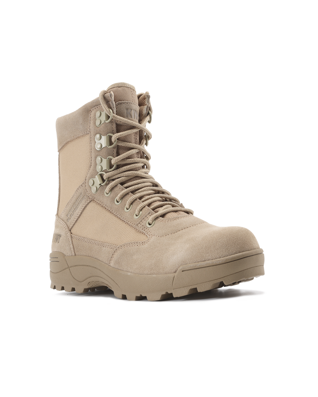 Kiwi Durable Sand Suede 6.5" Composite Toe Zipped Water Resistant Tactical Boots [R68200]