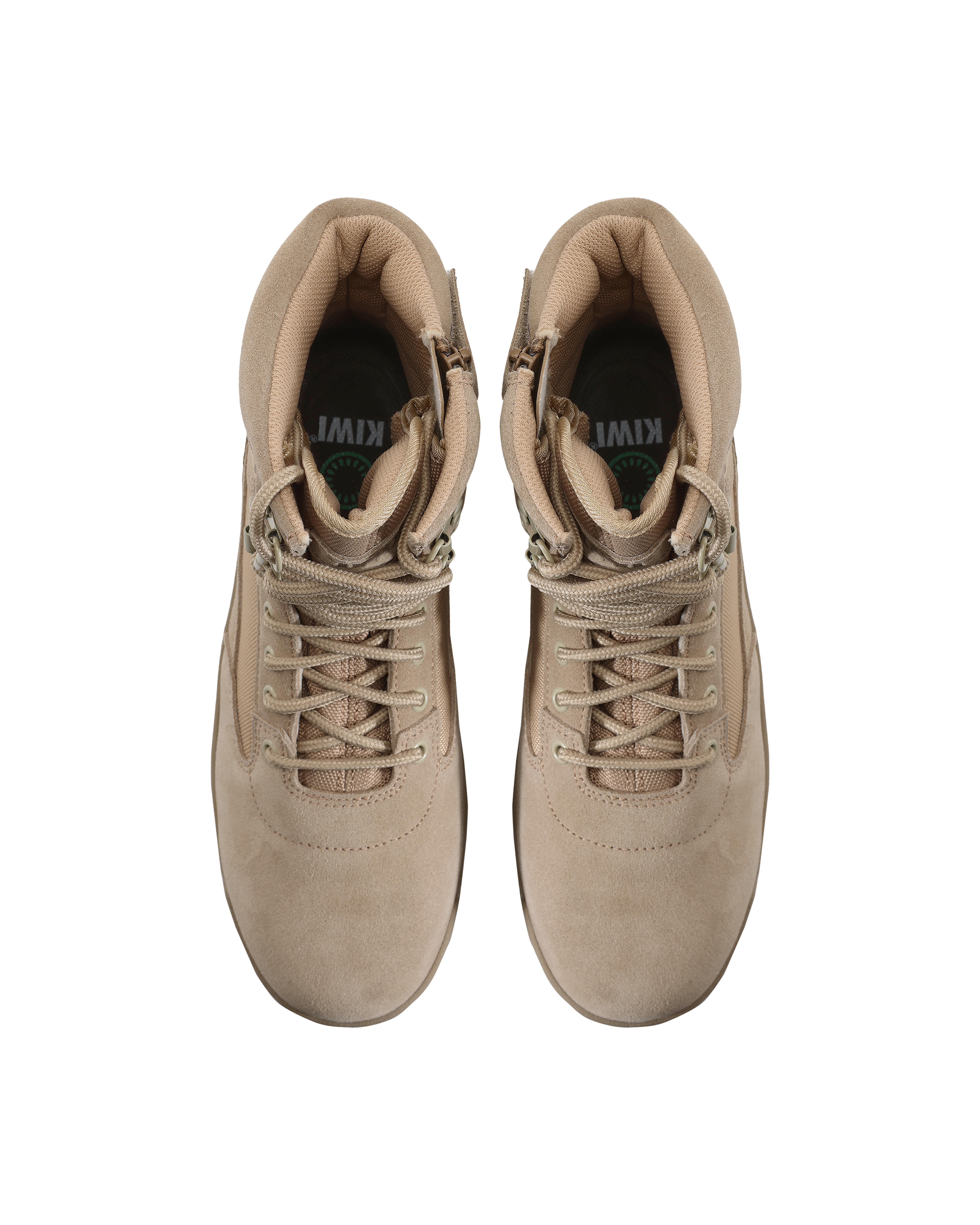 Kiwi Durable Sand Suede 6.5" Zipped Water Resistant Tactical Boots [R62100]