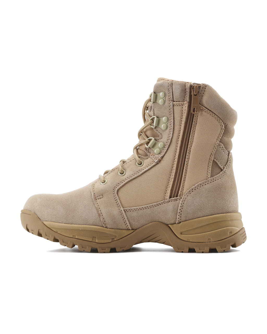 Kiwi Rugged Sand Suede 7" Zipped Water Resistant Tactical Boots [R62200]