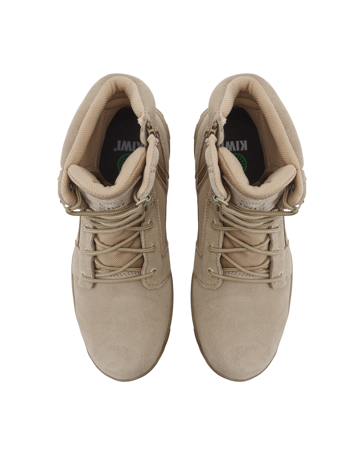 Kiwi Rugged Sand Suede 7" Zipped Waterproof Tactical Boots [62200]