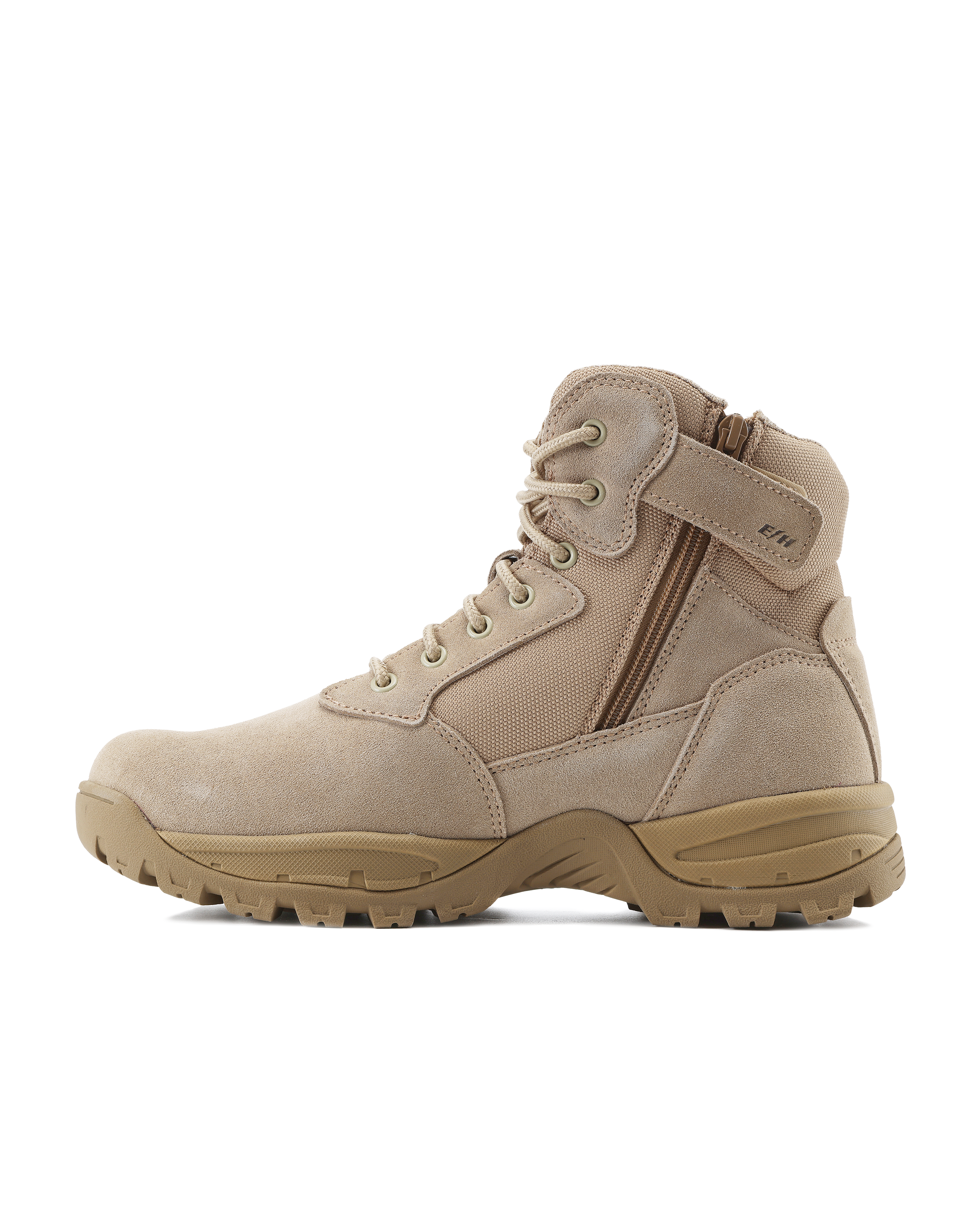 Kiwi Rugged Sand Suede Mid-Cut 6" Zipped Water Resistant Tactical Boots [R63000]
