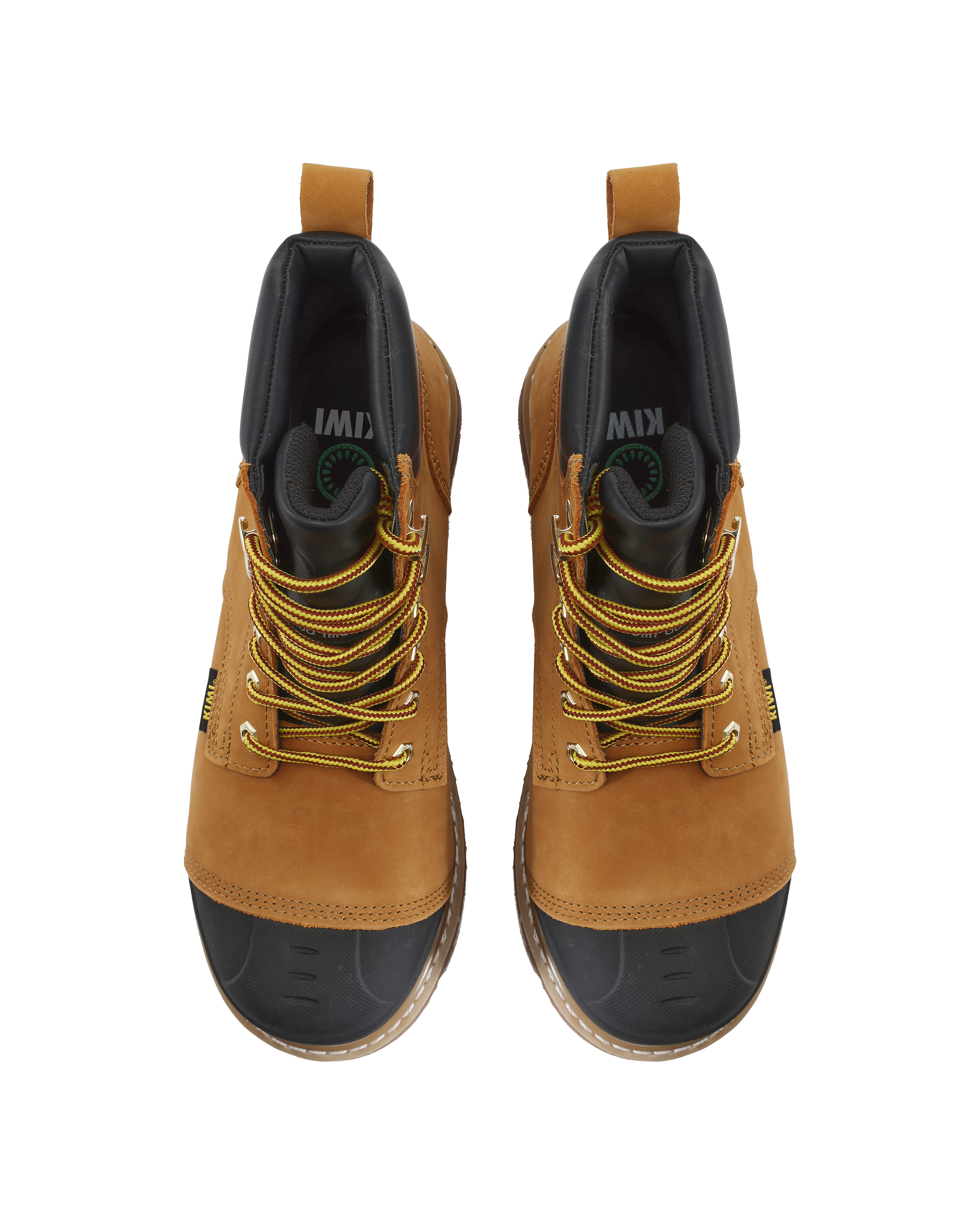 Kiwi Premium Wheat Nubuck 6" Steel Toe Waterproof Cap-Toe Work Boots [R64000]