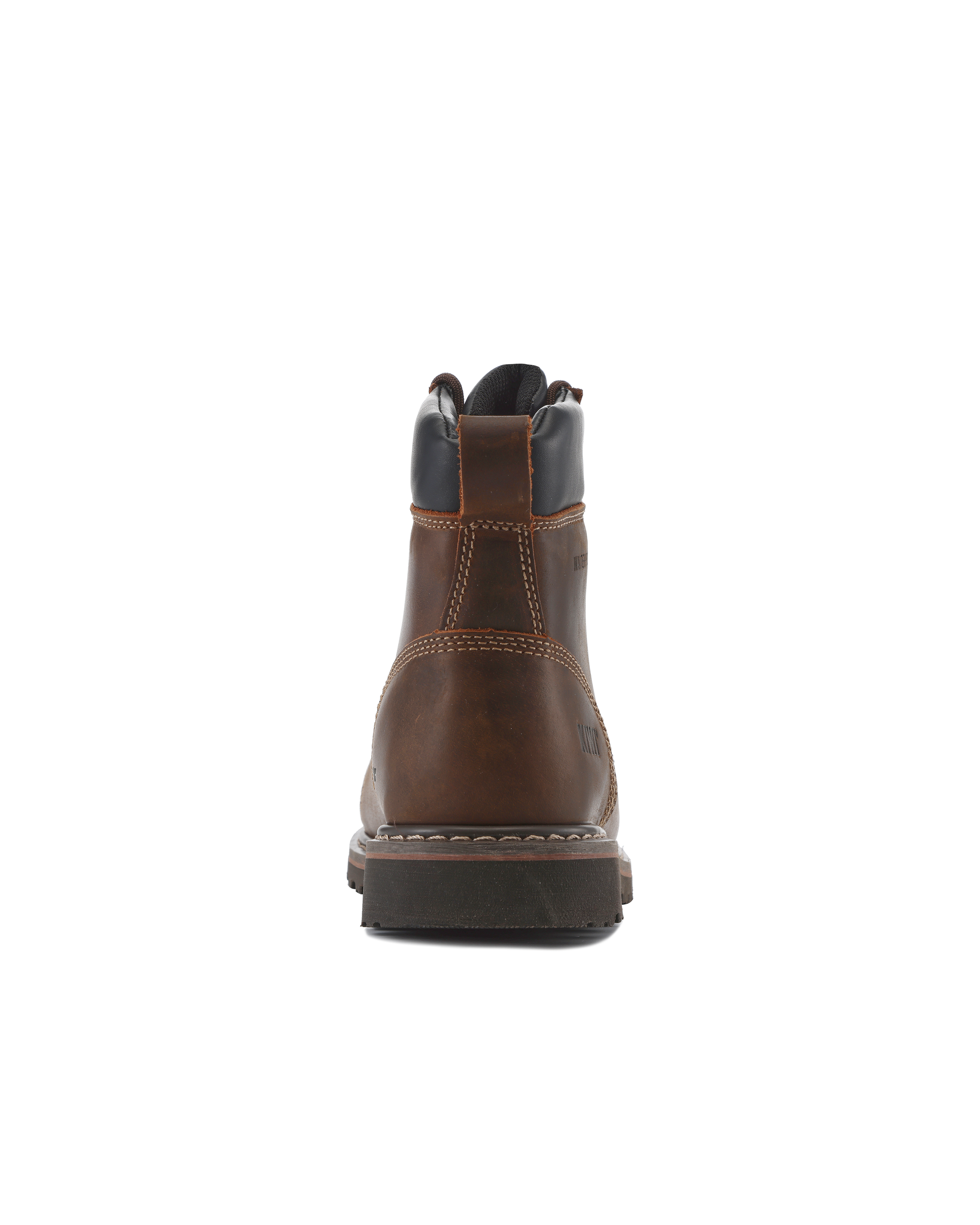 Kiwi Premium Brown Crazy Horse 6" Steel Toe Waterproof Cap-Toe Work Boots [R64100]
