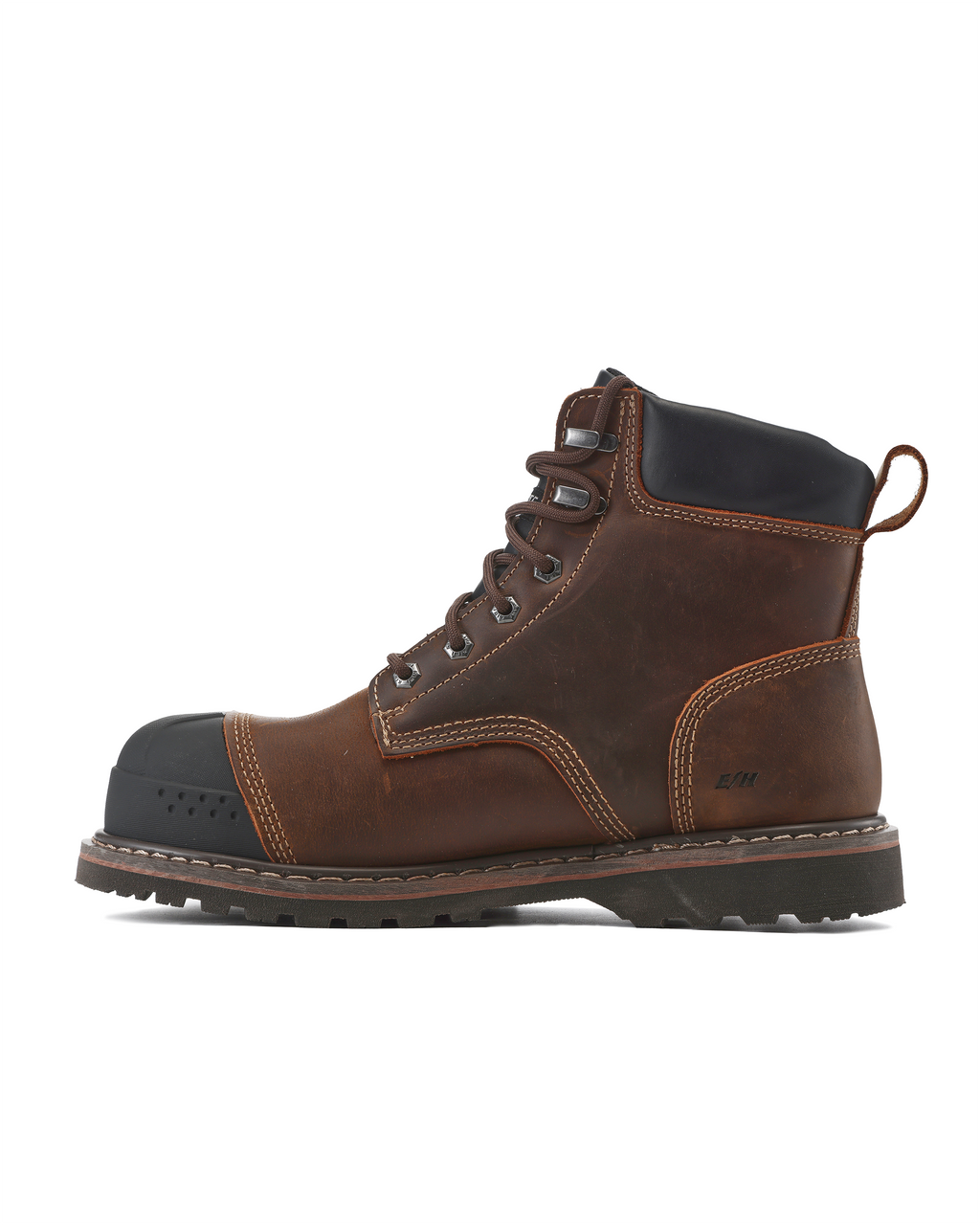 Kiwi Premium Brown Crazy Horse 6" Composite Toe Waterproof Cap-Toe Work Boots [R69100]