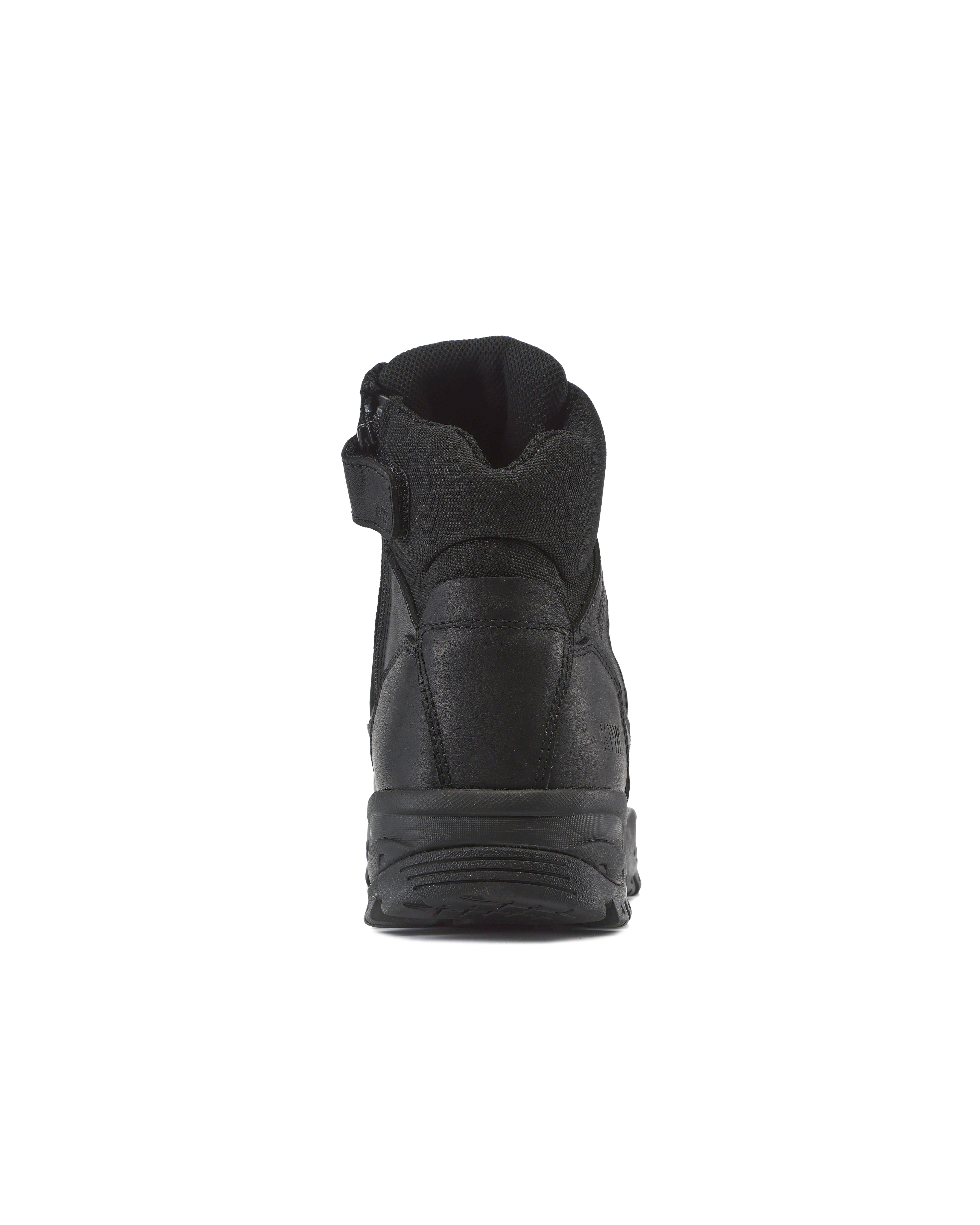 Kiwi Rugged Black Full Grain Leather Mid-Cut 6" Composite Toe Zipped Waterproof Tactical Boots [R68100]
