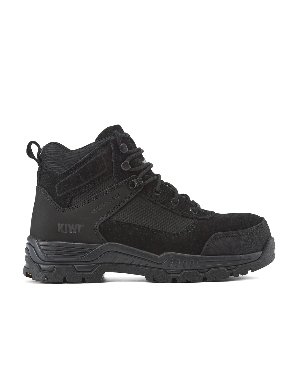 Kiwi Trek Black Suede/Nylon 5" Composite Toe Water Resistant Work Boots [R68600]