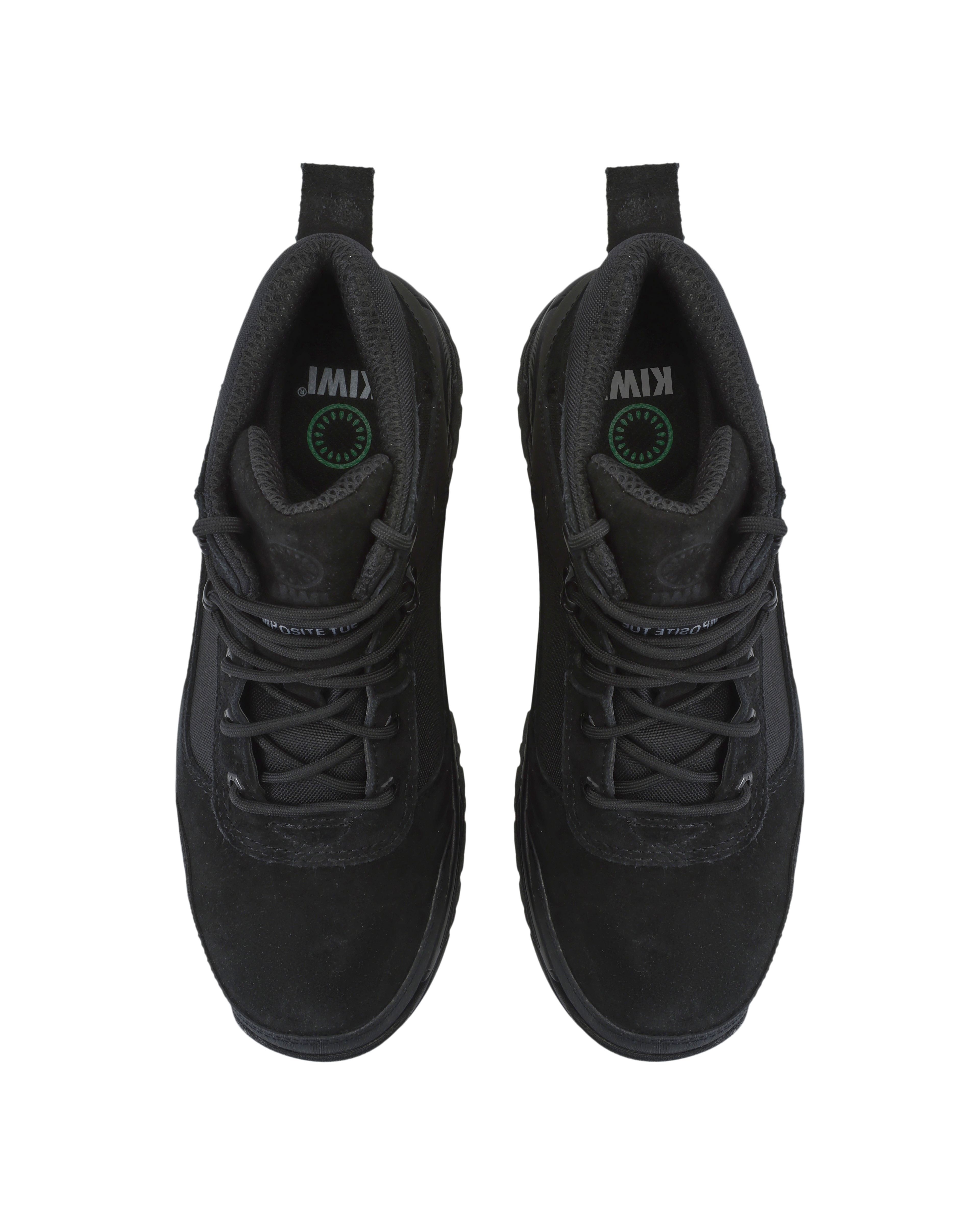 Kiwi Trek Black Suede/Nylon 5" Steel Toe Water Resistant Work Boots [R63500]