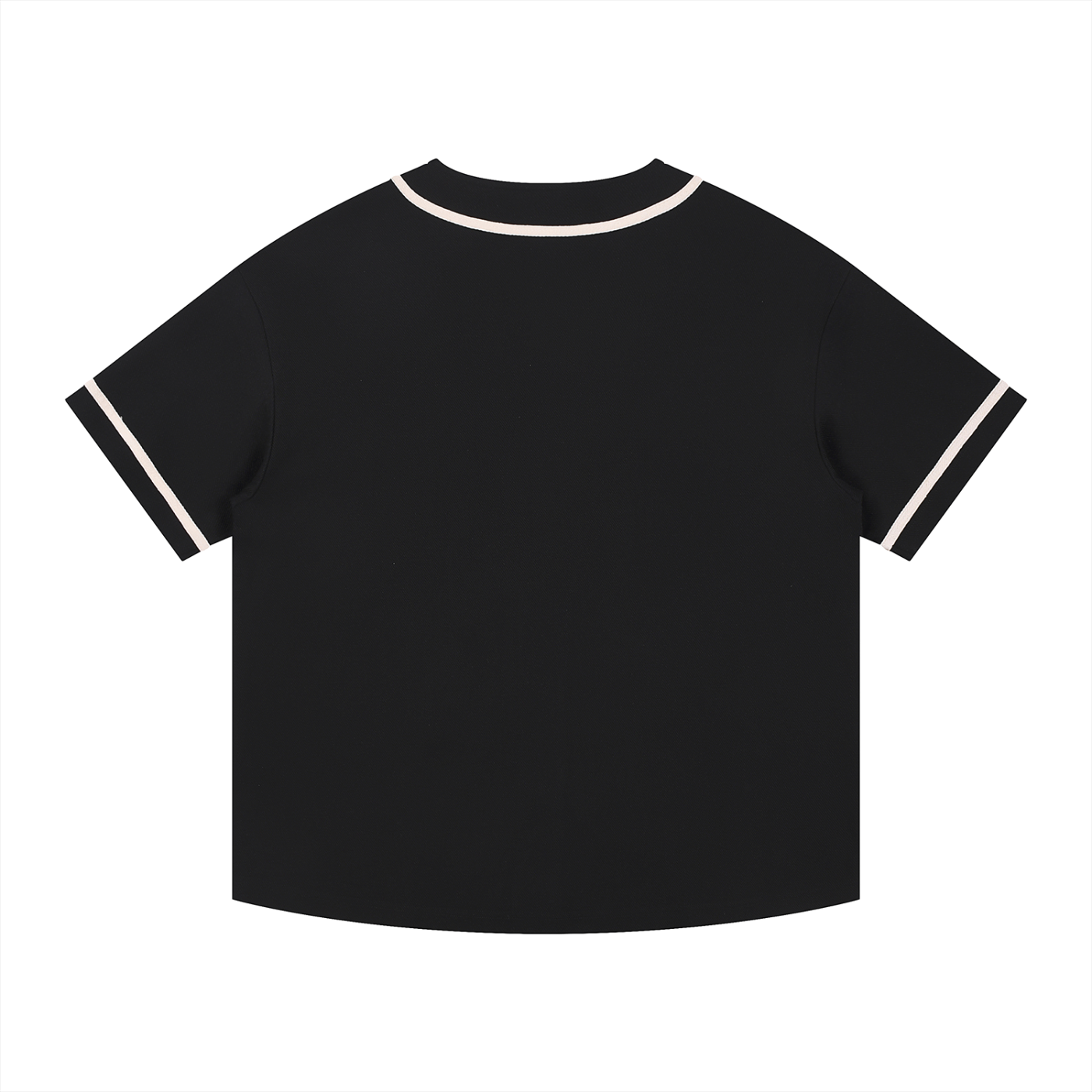 Landa Prive Contrast Piped Button-Up Jersey