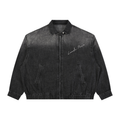 Landa Prive Unisex Vintage Wash Full-Zip Denim Jacket