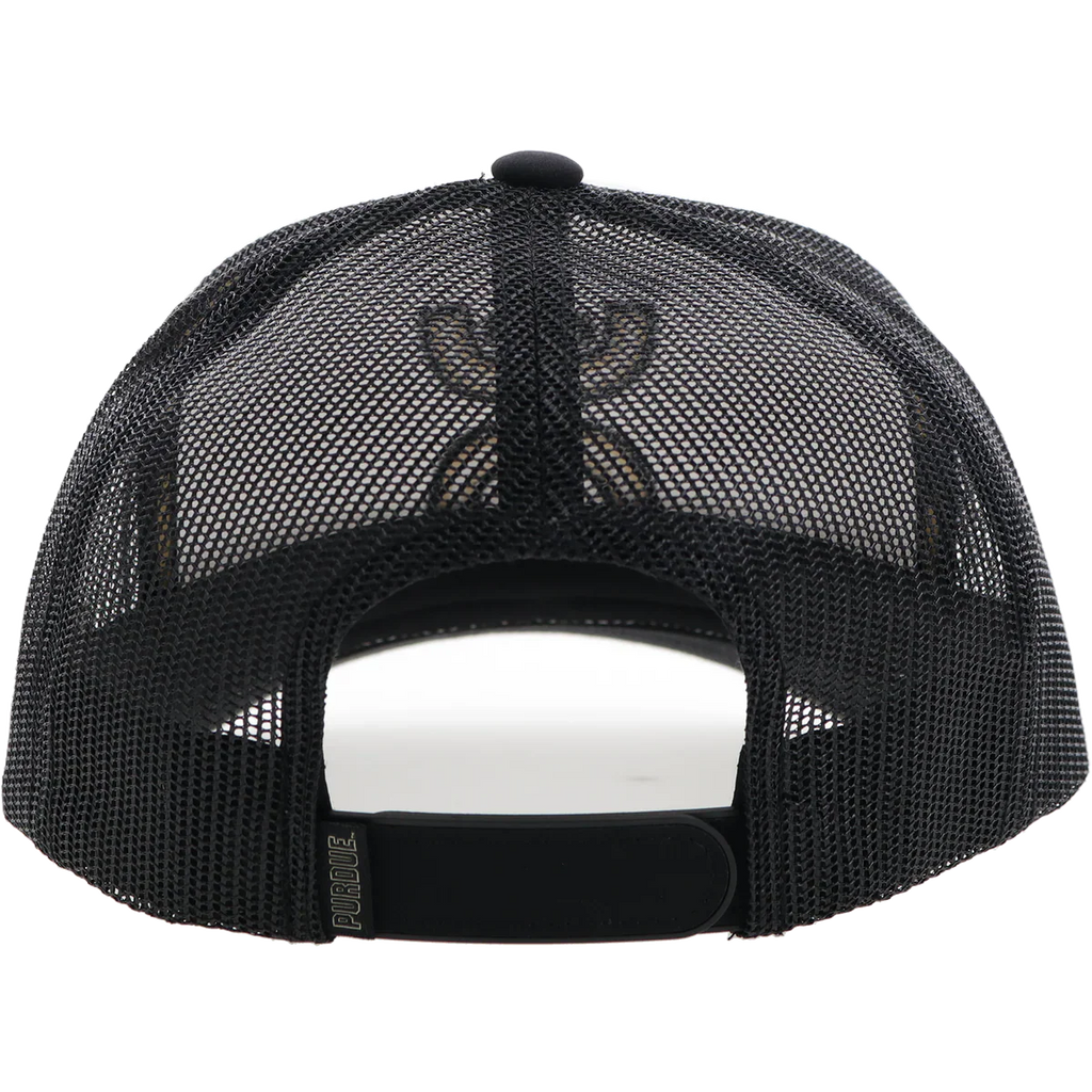 HOOey Purdue University  (Black/White/ Gold) - Trucker Cap