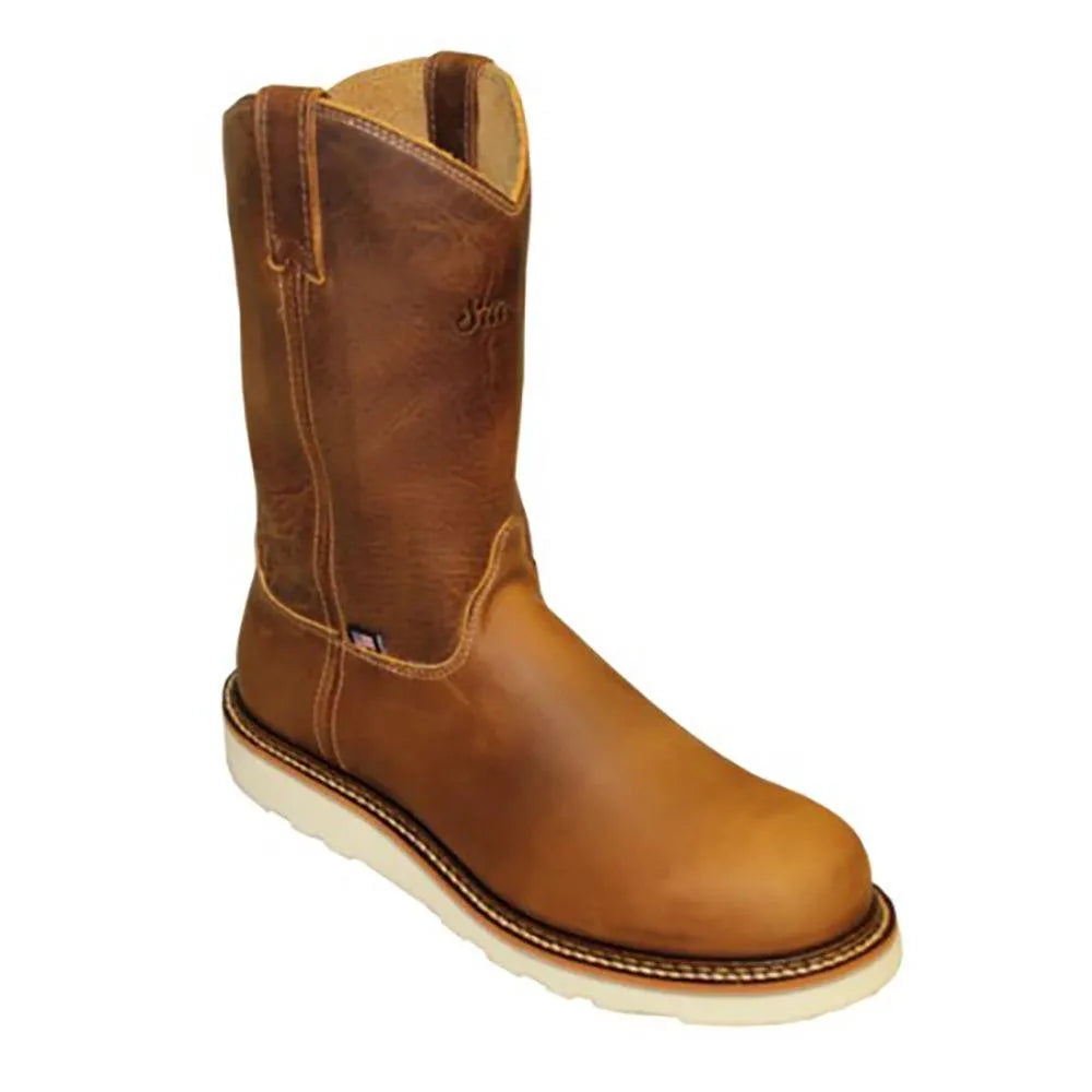 Silverado by Abilene Joe 10" (Steel Toe) - Polyurethane Unit Wedge Sole Leather Cowboy Boots