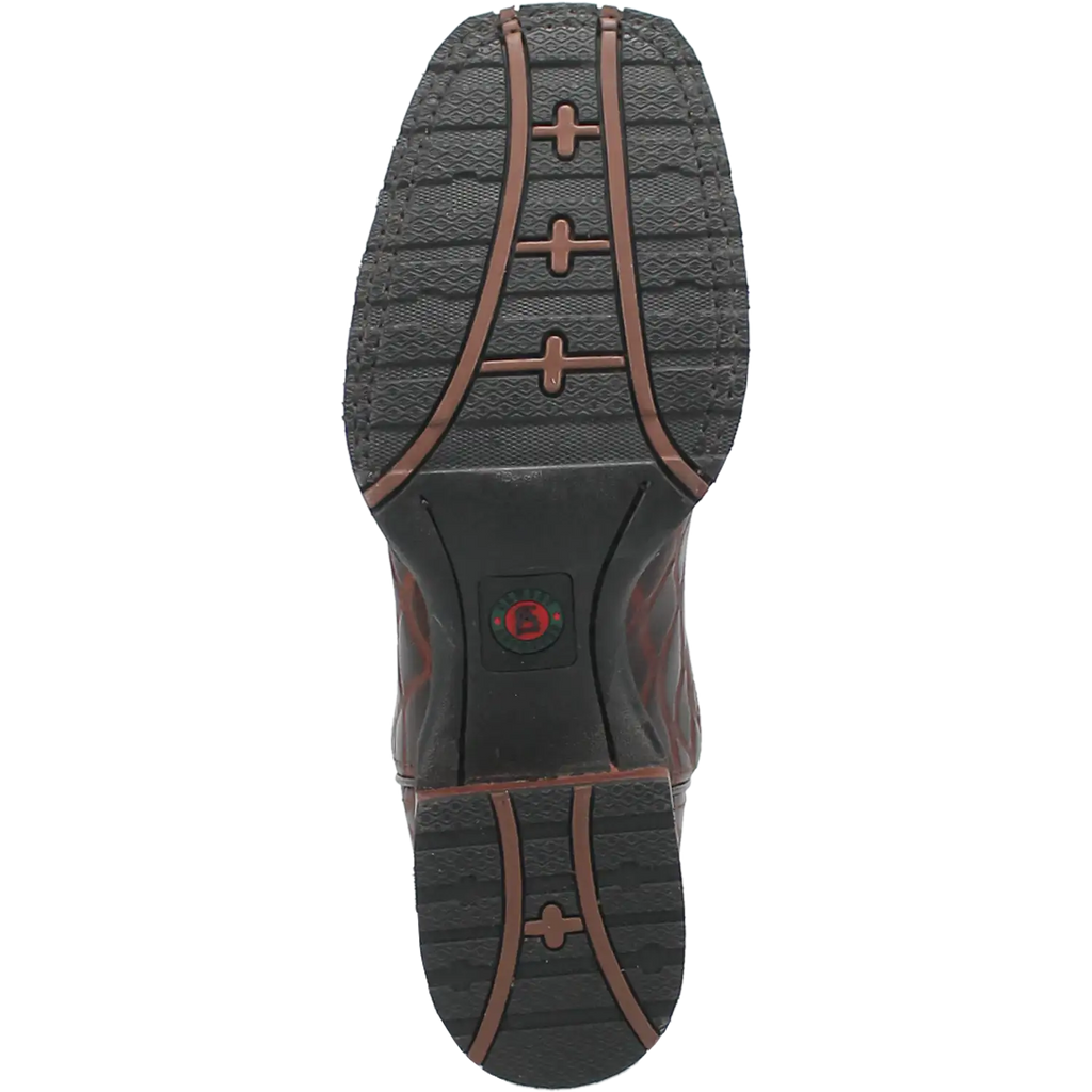 Laredo Grid - Men's Leather Cowboy Boots