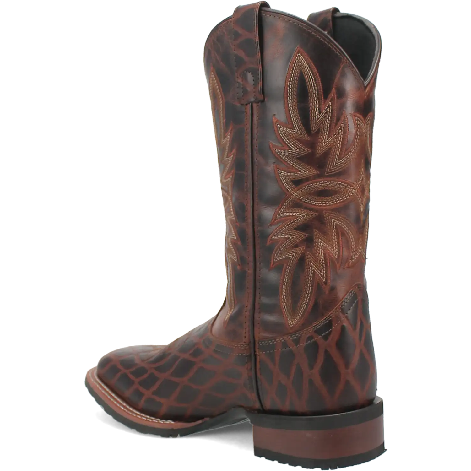 Laredo Grid - Men's Leather Cowboy Boots