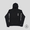 Chrome Hearts 1988 Vertical Logo Hoodie in Black/Silver