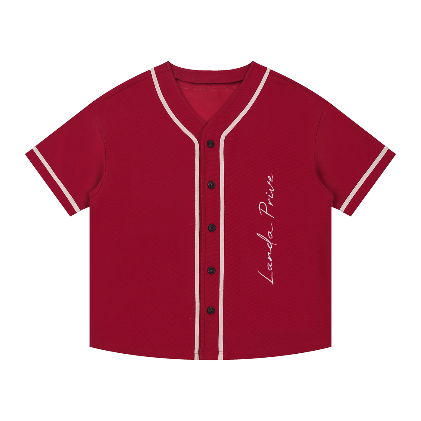 Landa Prive Contrast Piped Button-Up Jersey