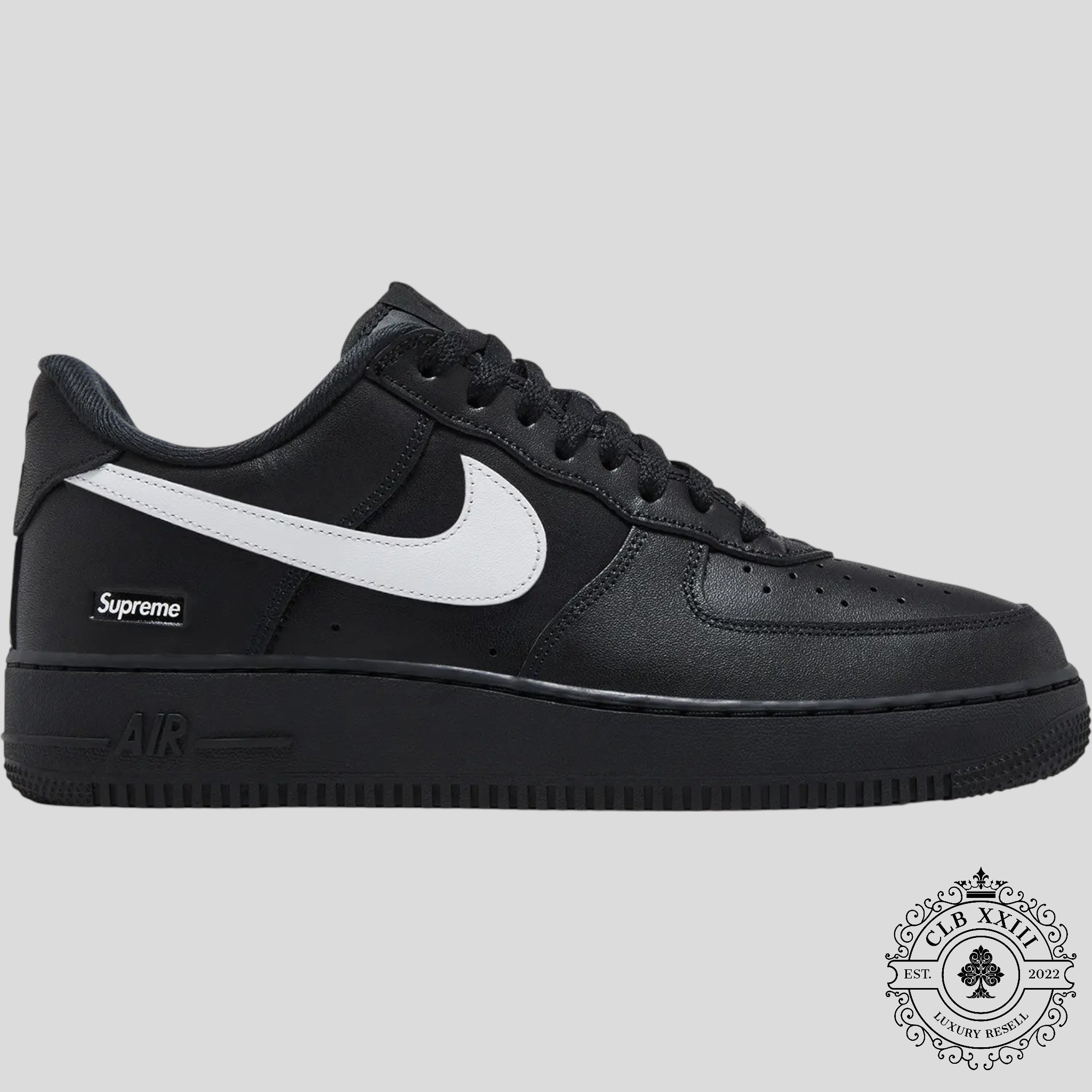 Nike Air Force 1 Low Supreme Black White