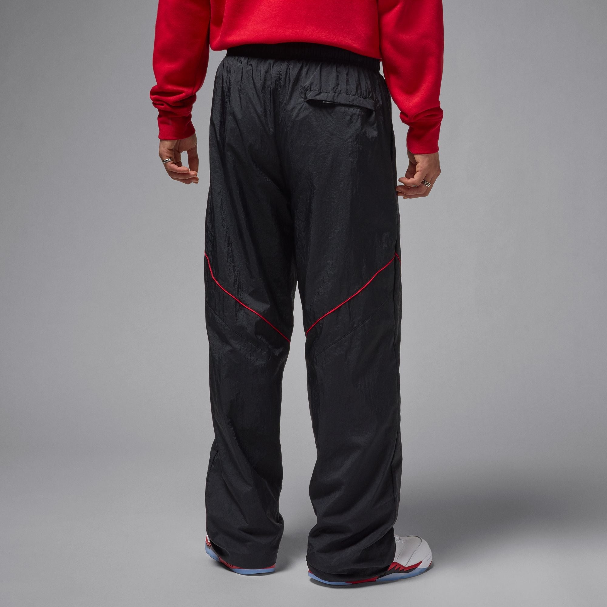 Air Jordan Mens Brooklyn Draft Pants - Black