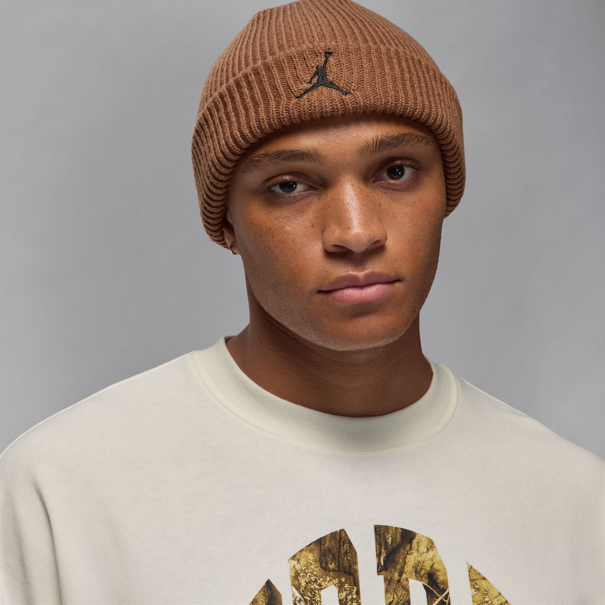 Air Jordan Mens French Terry Realtree Crewneck - Sail