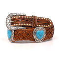 Angel Ranch Braided Heart- Womans Belt