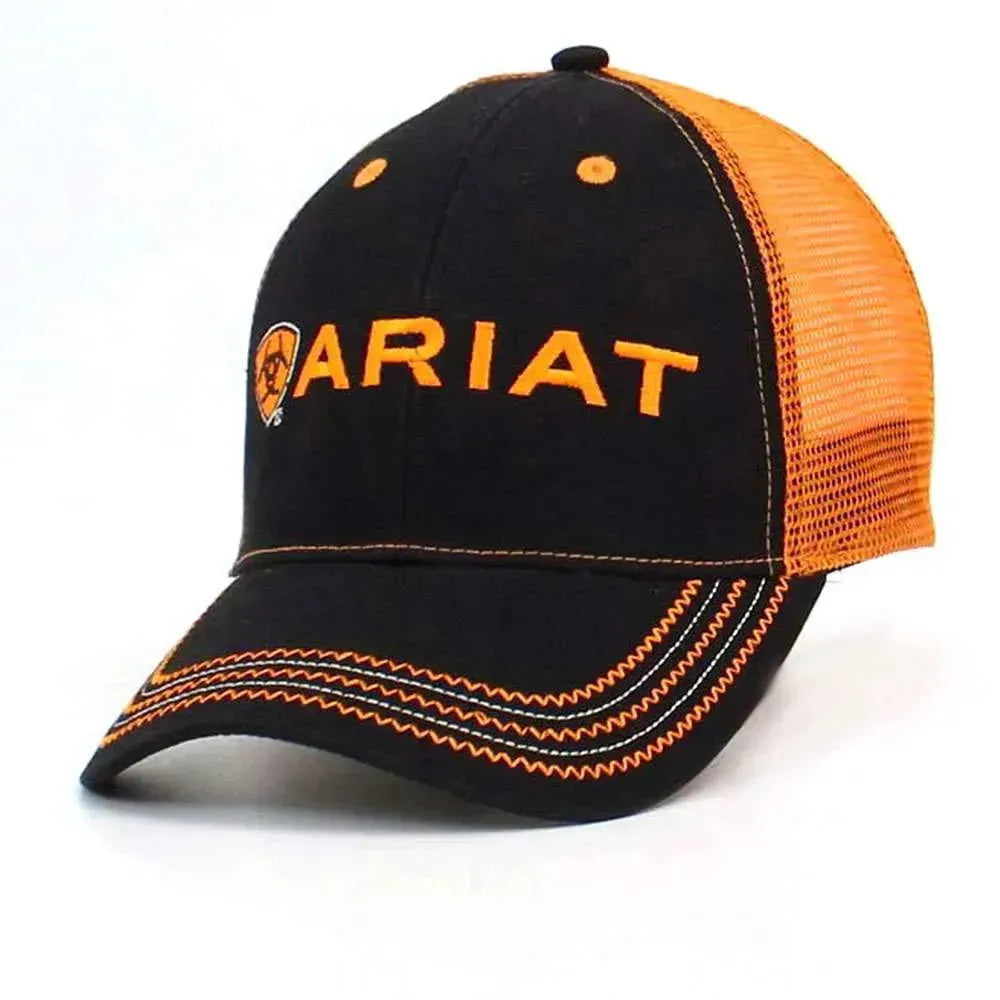 Ariat Black and Blaze - Trucker Cap