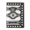 Ariat Diamond Lace Southwest (Black) - Men's Trifold Wallet