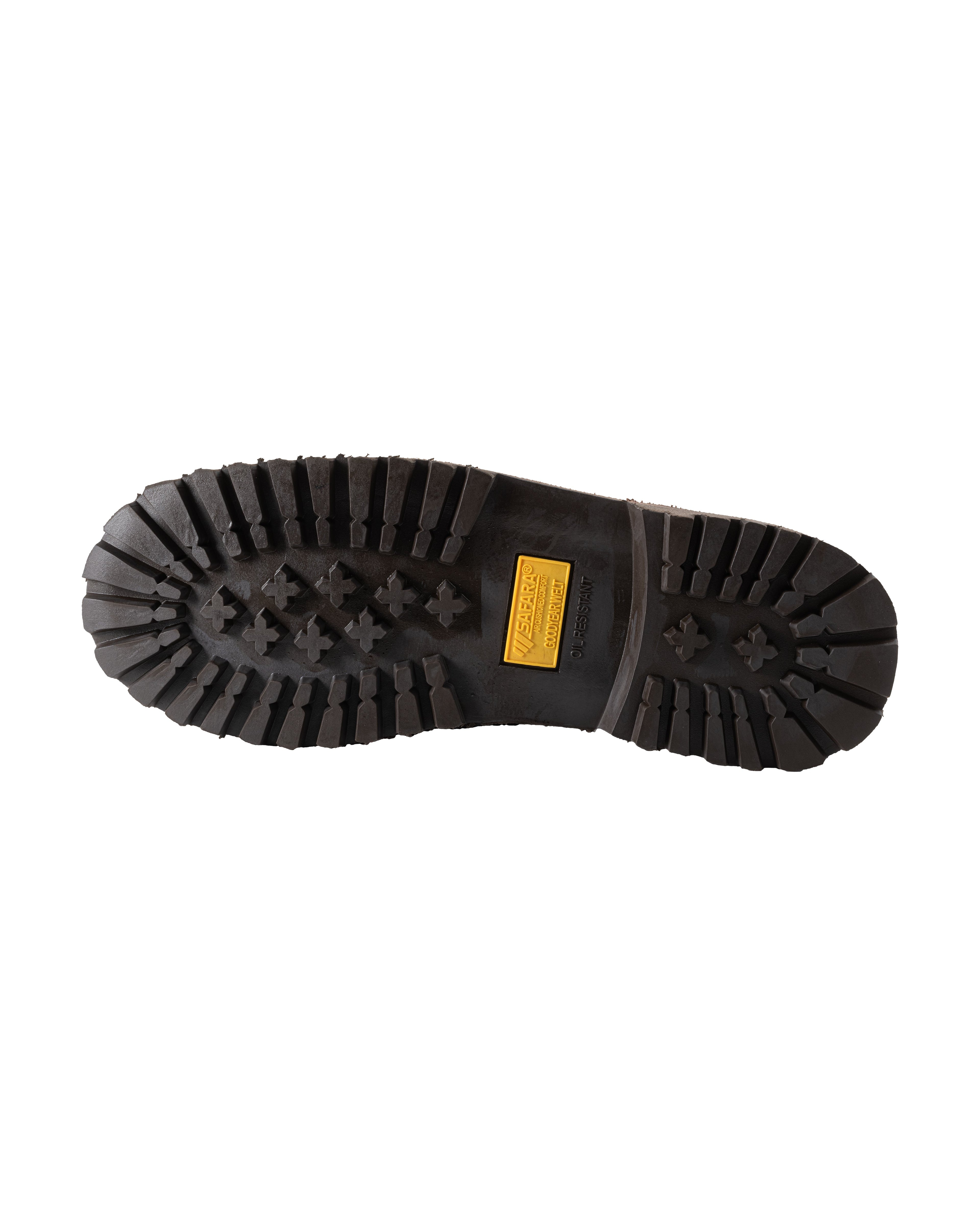 Safara Premium Brown Nubuck 6" Steel Toe Water Resistant Work Boots [R663S]