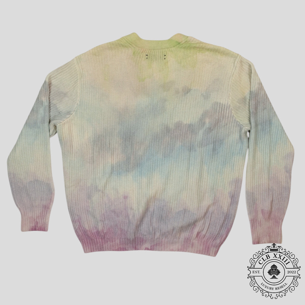 Amiri Watercolor Cardigan in Multicolor